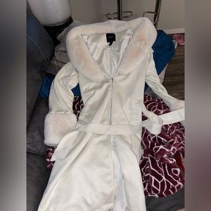 Forever 21, white coat